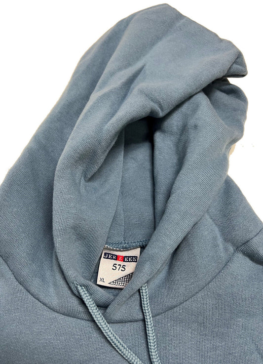 Russell/Jerzees 575M Hooded Sweatshirt [Airforce Blue, M or XL]