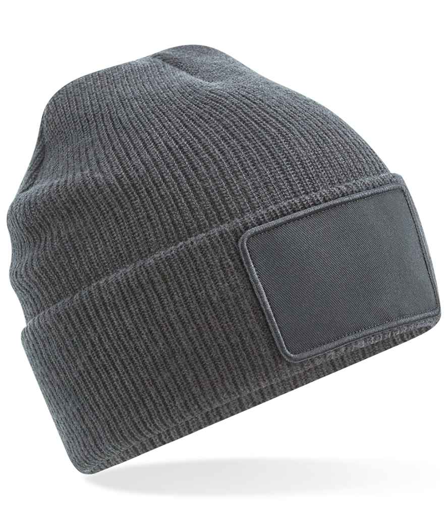 Beechfield Removable Patch Thinsulate™ Beanie Hat