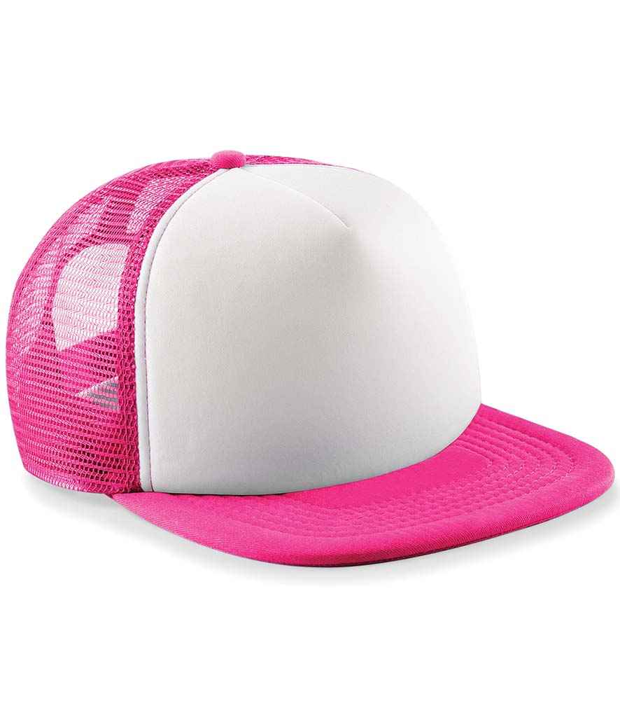 Beechfield Kids Vintage Snapback Trucker Baseball Cap