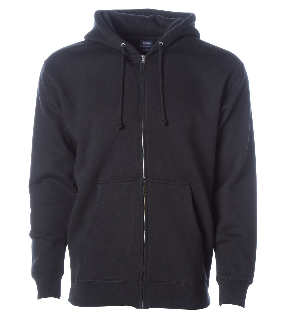 Independent 10oz. Heavyweight Full Zip Hoodie