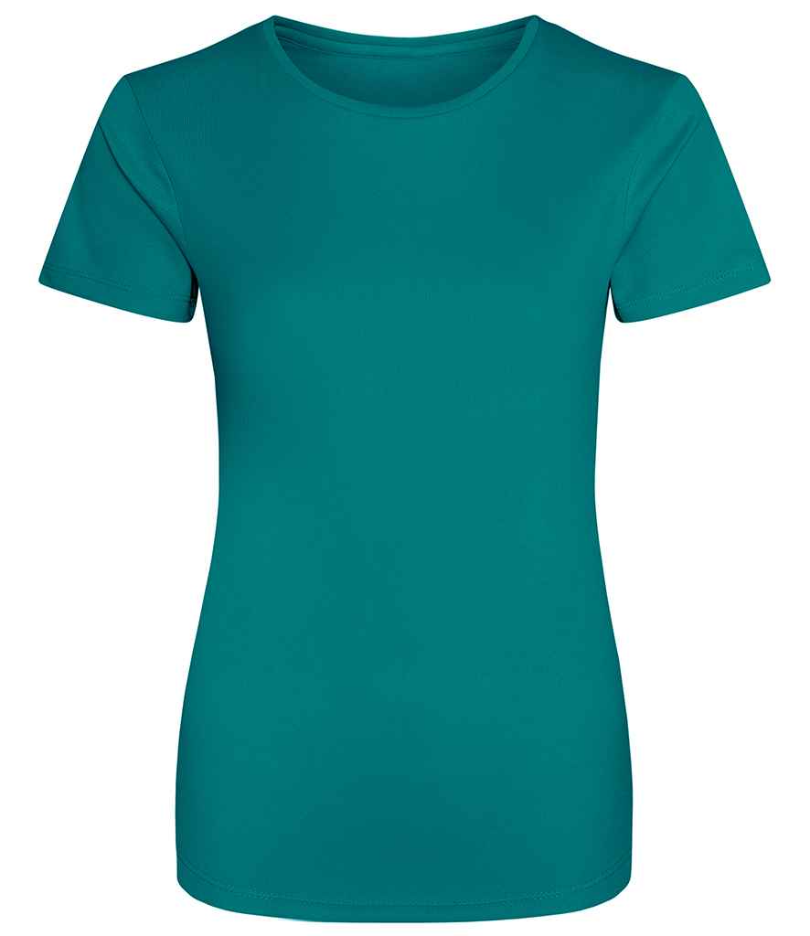Just Cool Ladies Polyester Breathable Wicking Athletic Sports T-Shirt