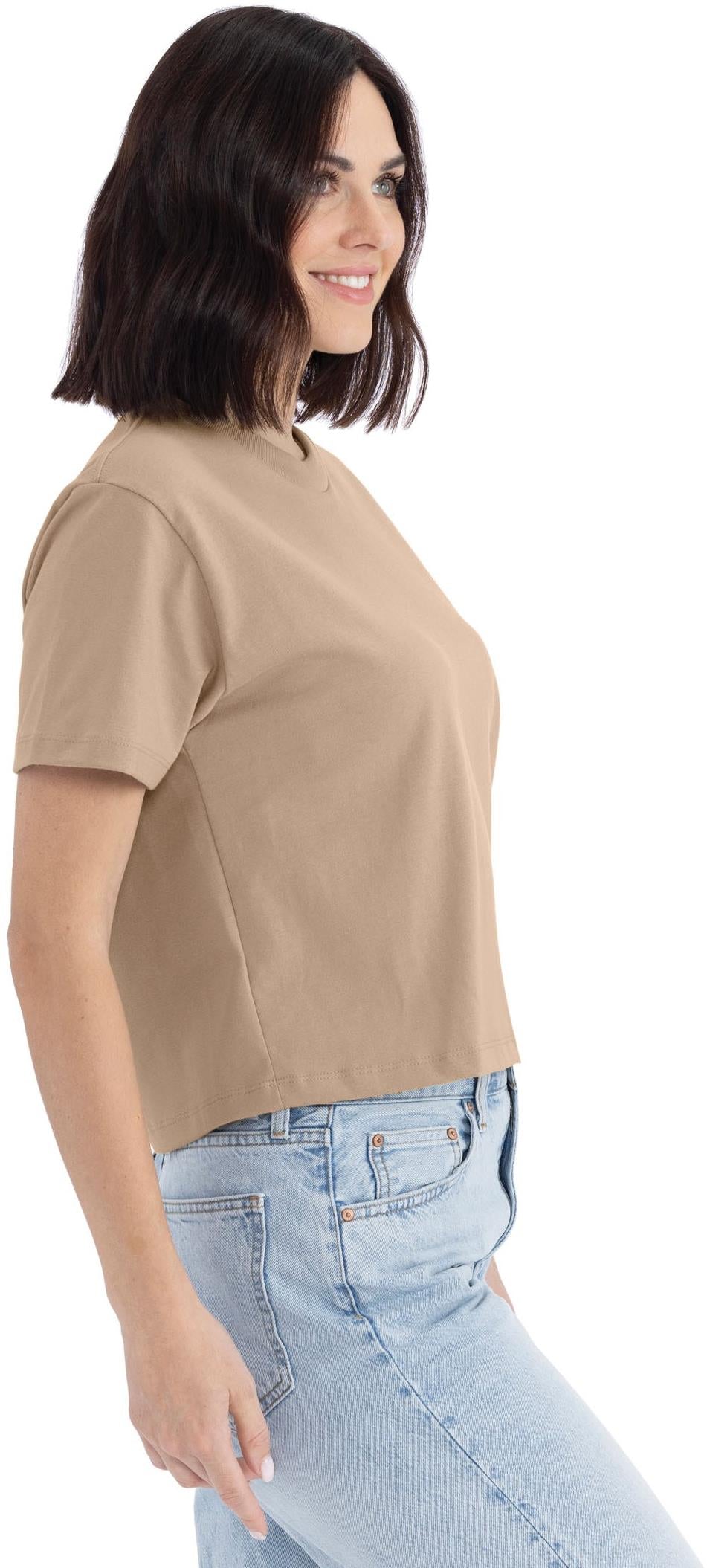 Next Level Ladies Heavyweight Boxy Short Sleeve Tee Shirt