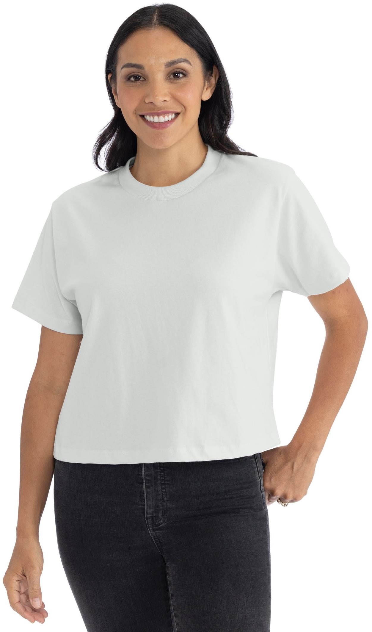 Next Level Ladies Heavyweight Boxy Short Sleeve Tee Shirt