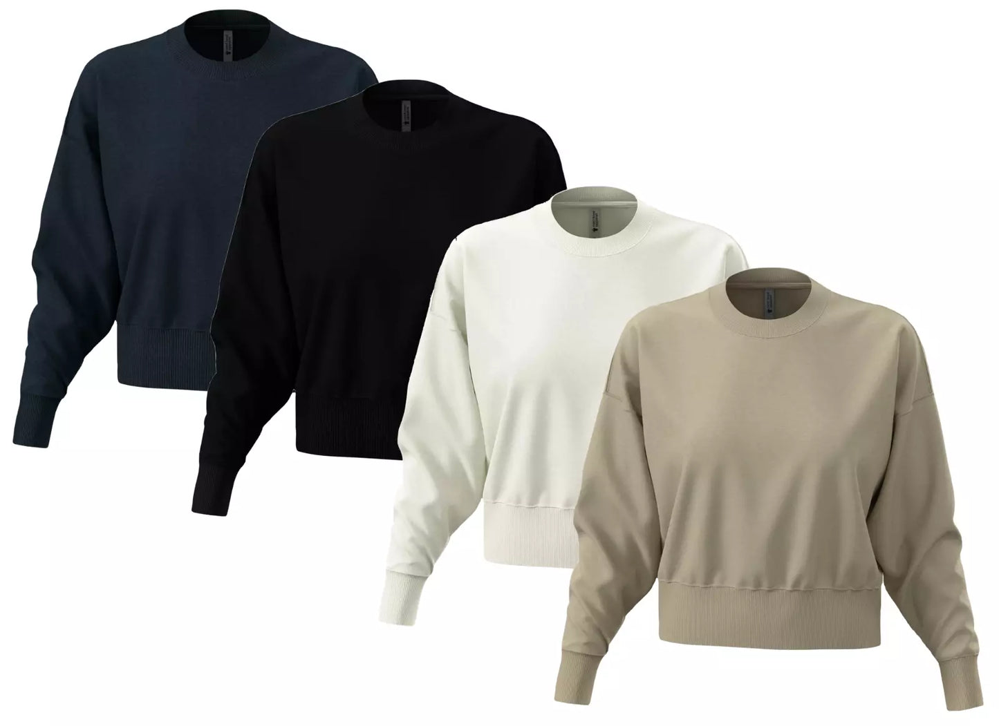Next Level Ladies Oversized Cropped Heavyweight Sweatshirt
