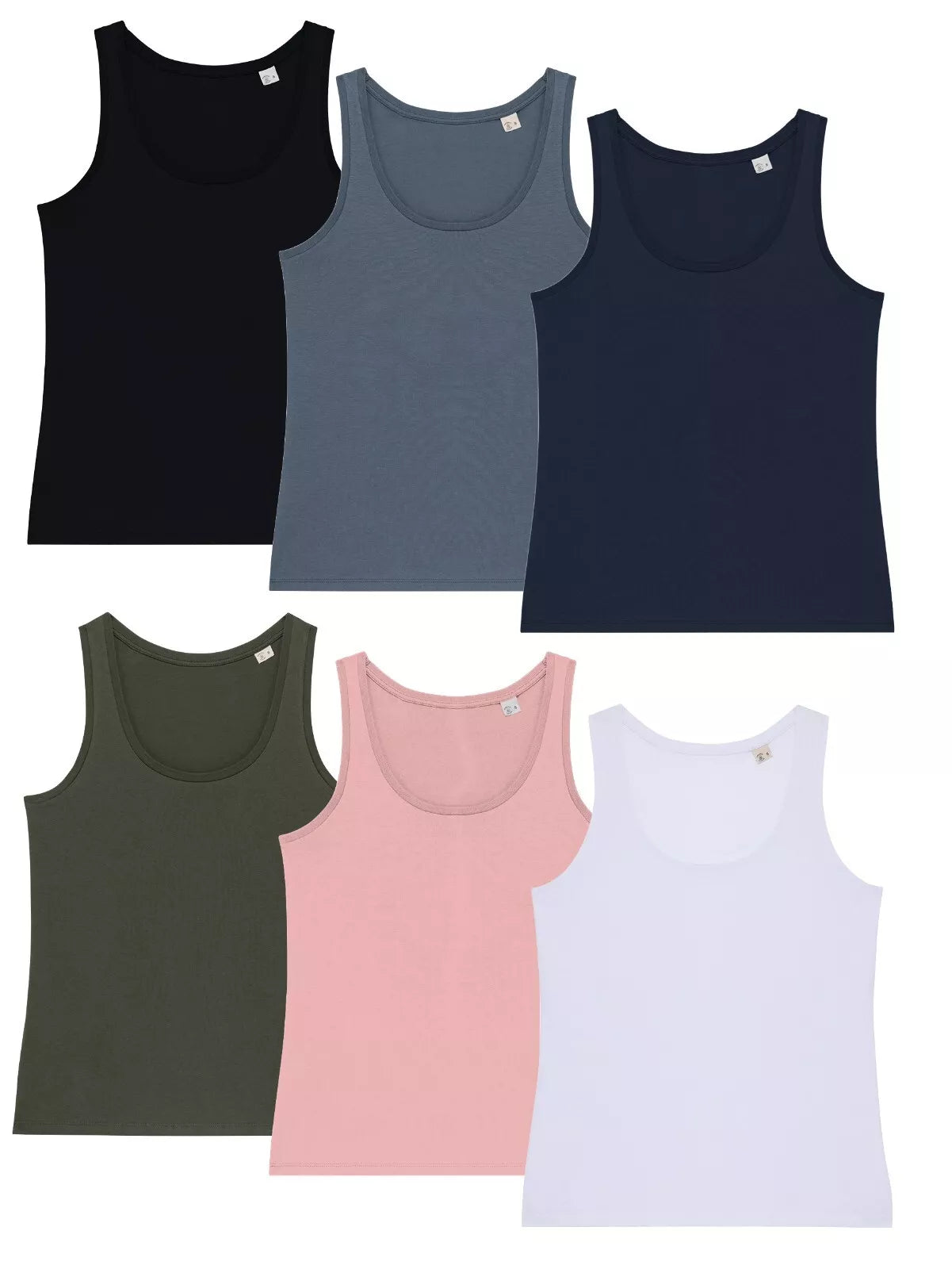 Native Spirit Ladies Organic Cotton Tank Top Vest Sleeveless T-Shirt