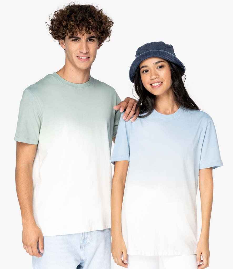 Native Spirit Unisex Dip Dye Two Tone Organic Cotton T-Shirt