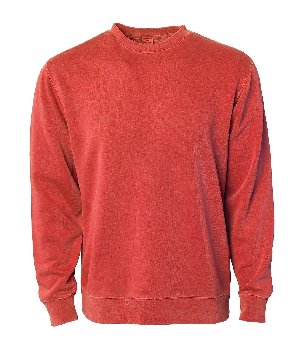 Independent 9oz. Unisex Midweight Pigment Dye Crew
