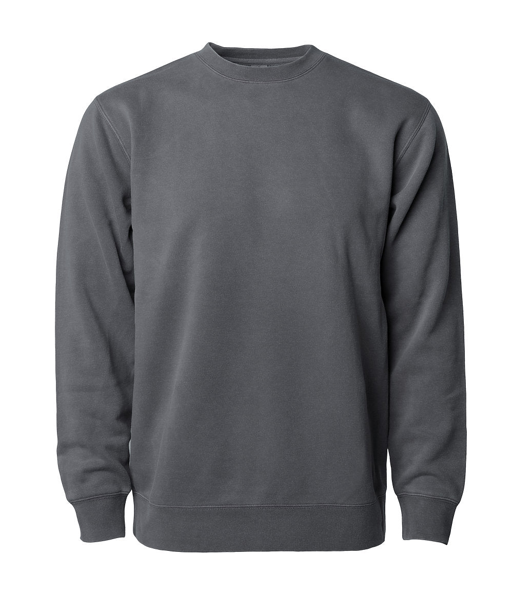 Independent 9oz. Unisex Midweight Pigment Dye Crew