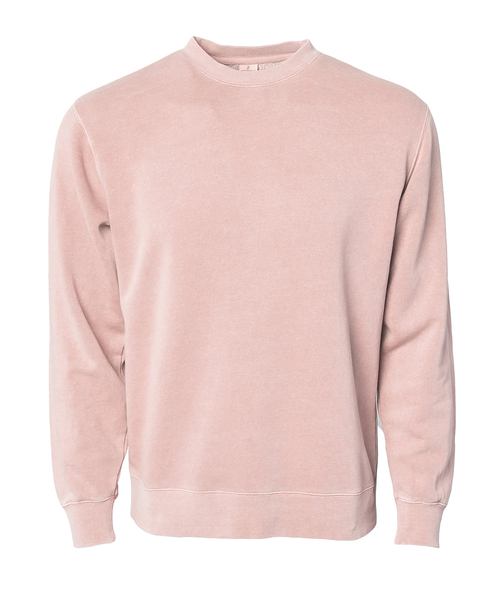 Independent 9oz. Unisex Midweight Pigment Dye Crew
