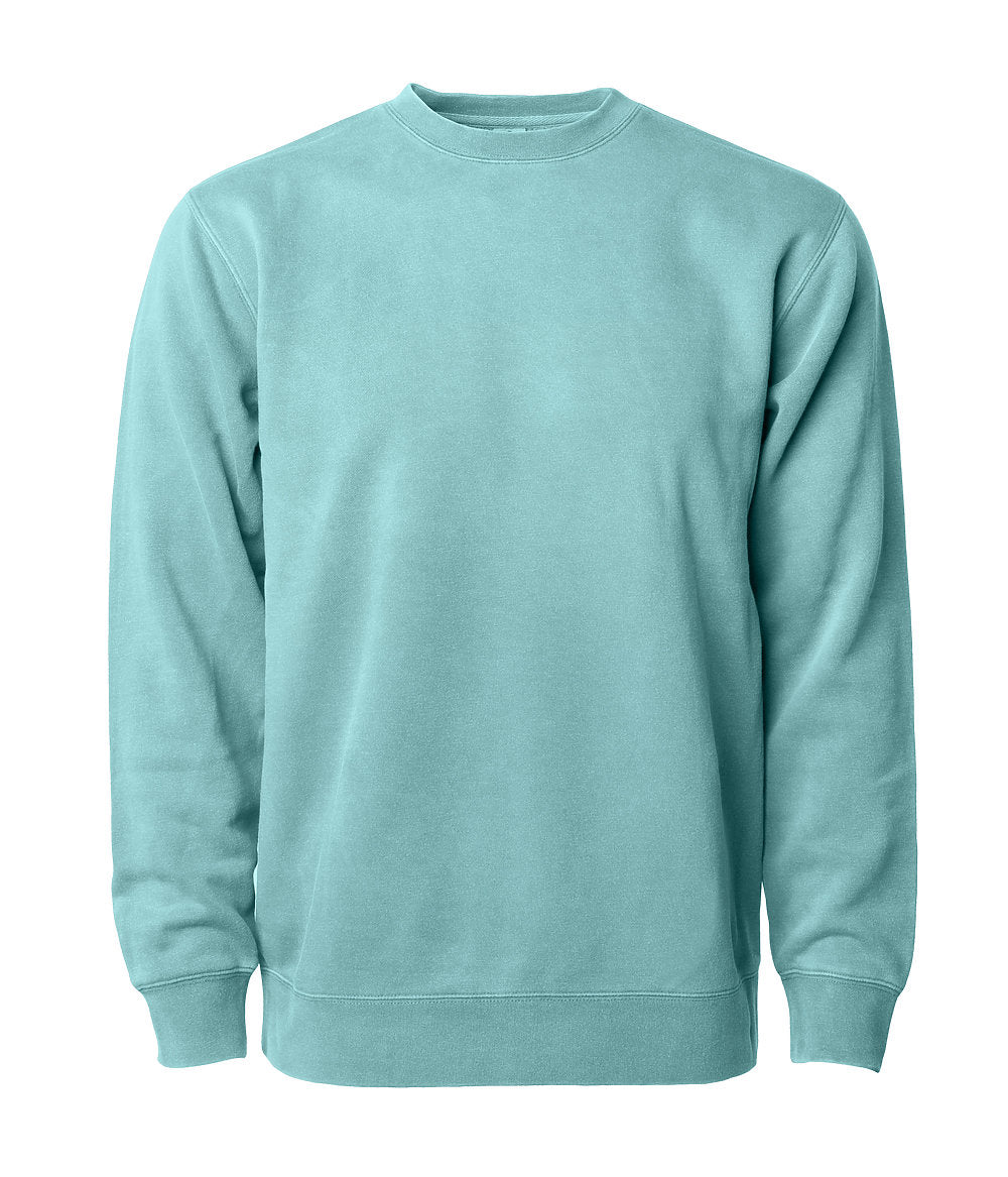 Independent 9oz. Unisex Midweight Pigment Dye Crew