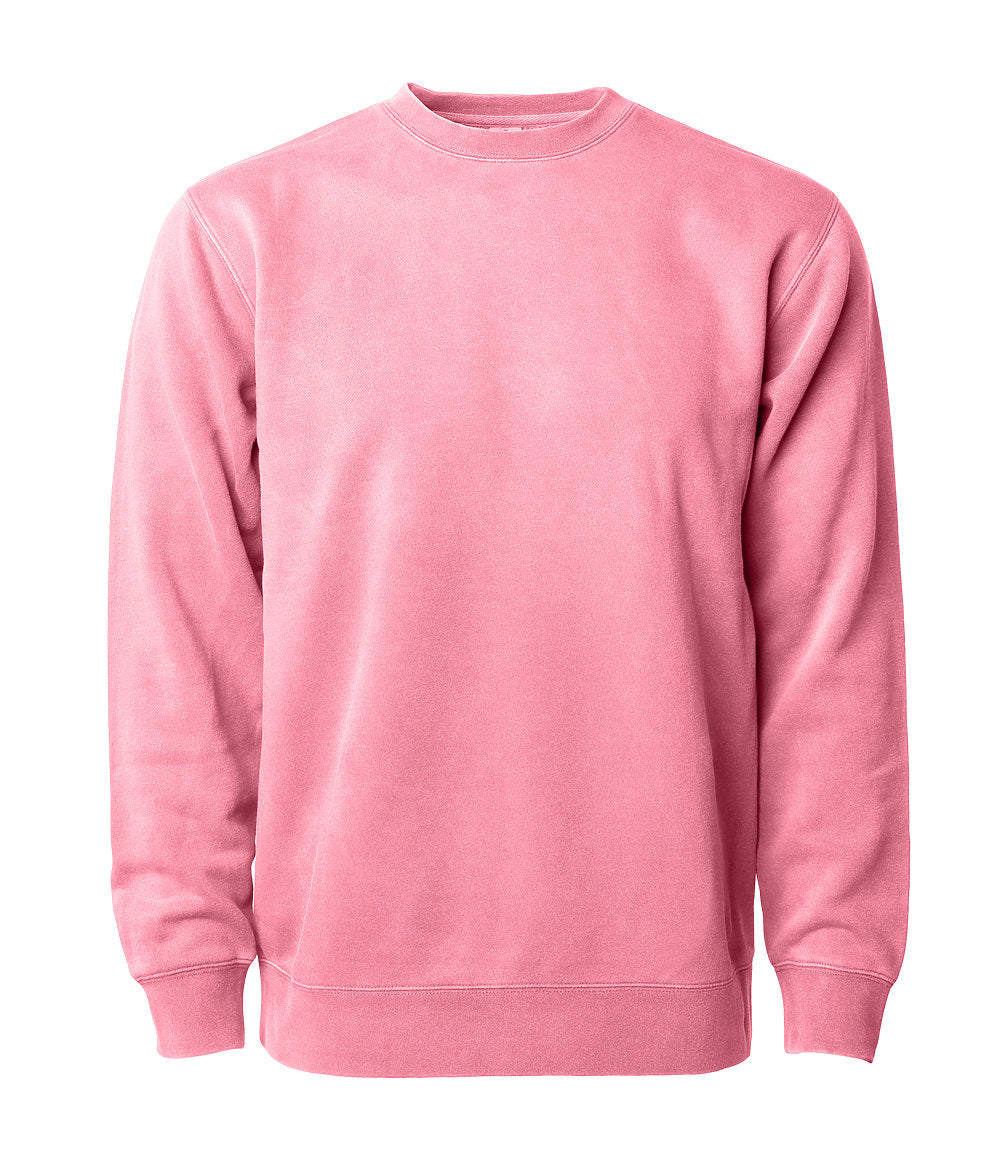 Independent 9oz. Unisex Midweight Pigment Dye Crew