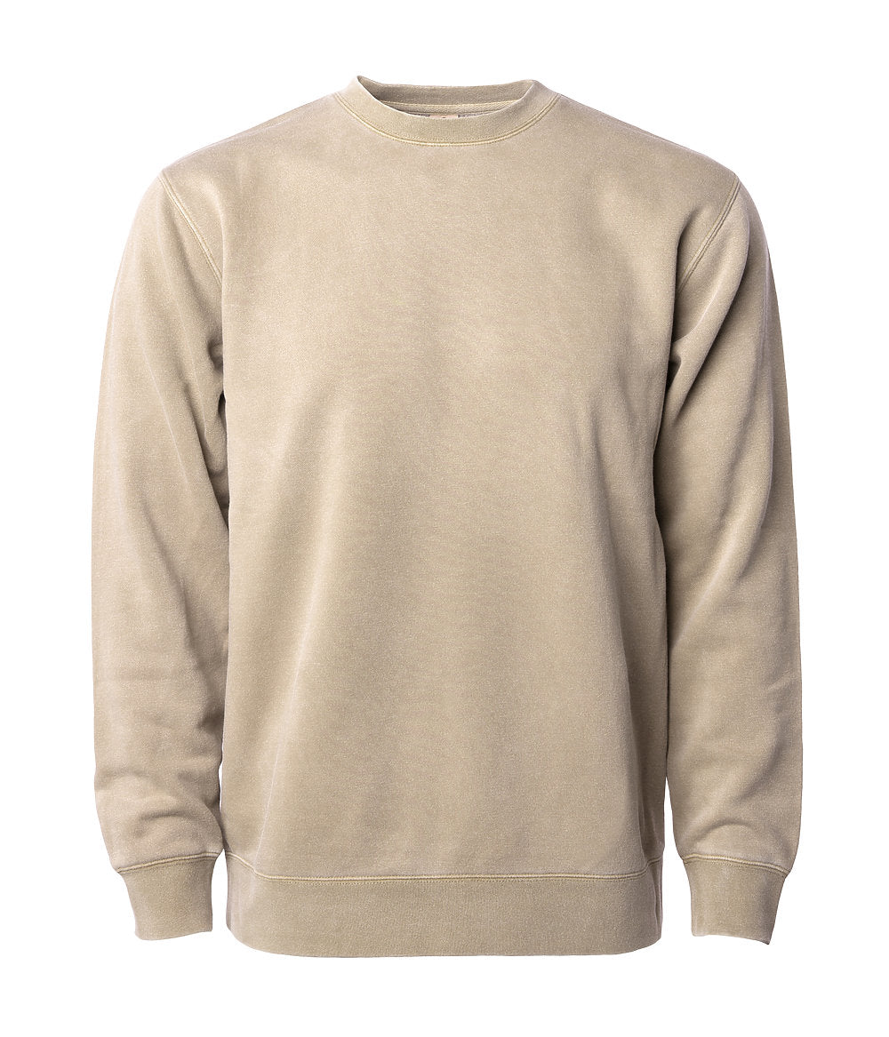 Independent 9oz. Unisex Midweight Pigment Dye Crew