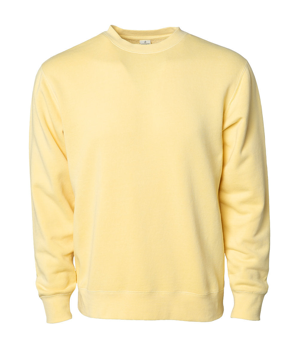Independent 9oz. Unisex Midweight Pigment Dye Crew