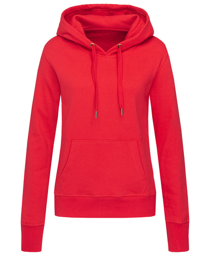 Stedman ST5700 Ladies Hooded Sweatshirt [Red or Black]