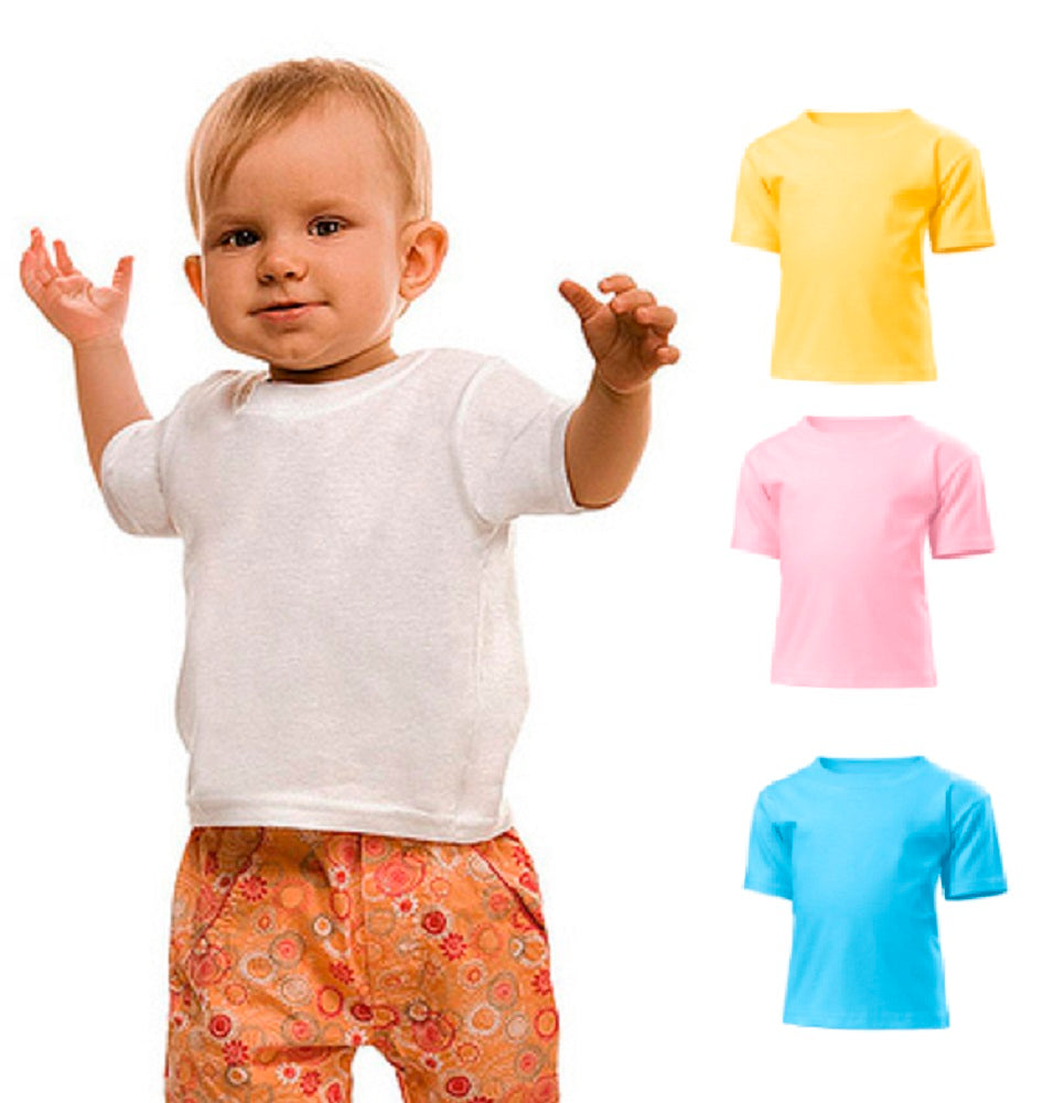 Hanes Plain Cotton Toddler Tee Tshirt T-Shirt No Logo