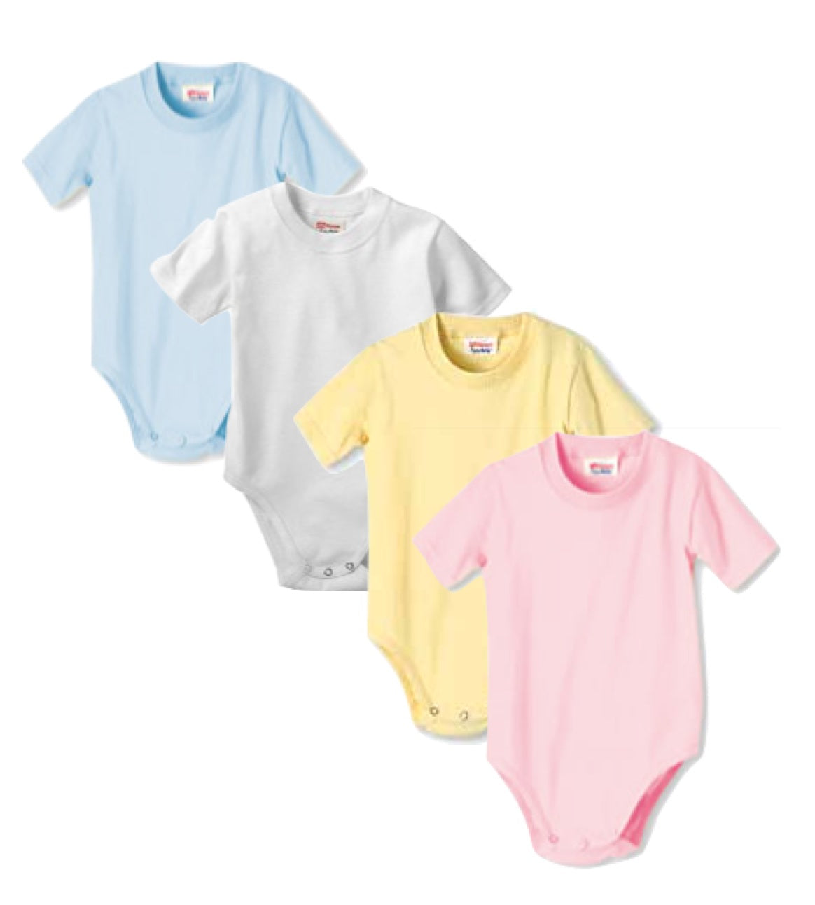 Hanes Cotton Infant Baby Creeper Romper Sleep Suit Body