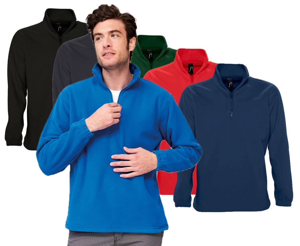 SOL'S Ness Zip Neck Pullover Fleece S-5XL