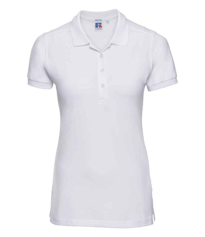 Russell Ladies Stretch Piqué Polo Shirt