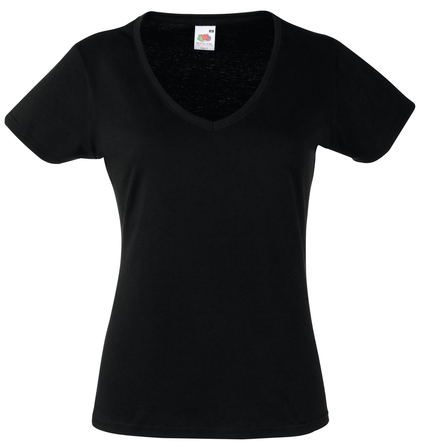 Fruit of the Loom Lady Fit Value V Neck T-Shirt