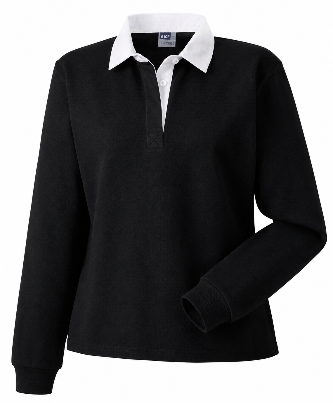 Jerzees 610F Ladies Long Sleeve Rugby Shirt