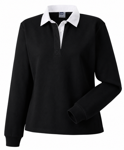 Jerzees 610F Ladies Long Sleeve Rugby Shirt