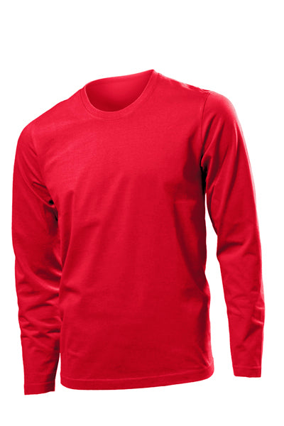 Hanes Comfortsoft Mens Plain Cotton Long Sleeve T-Shirt