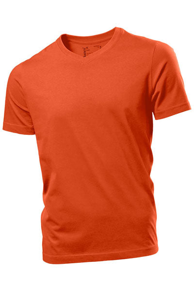 Hanes Plain Mens ComfortSoft Organic Cotton V-Neck T-Shirt