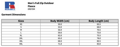Russell Outdoor Fleece Jacket