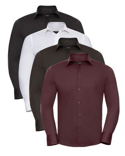 Russell Long Sleeve Easy Care Fitted Shirt