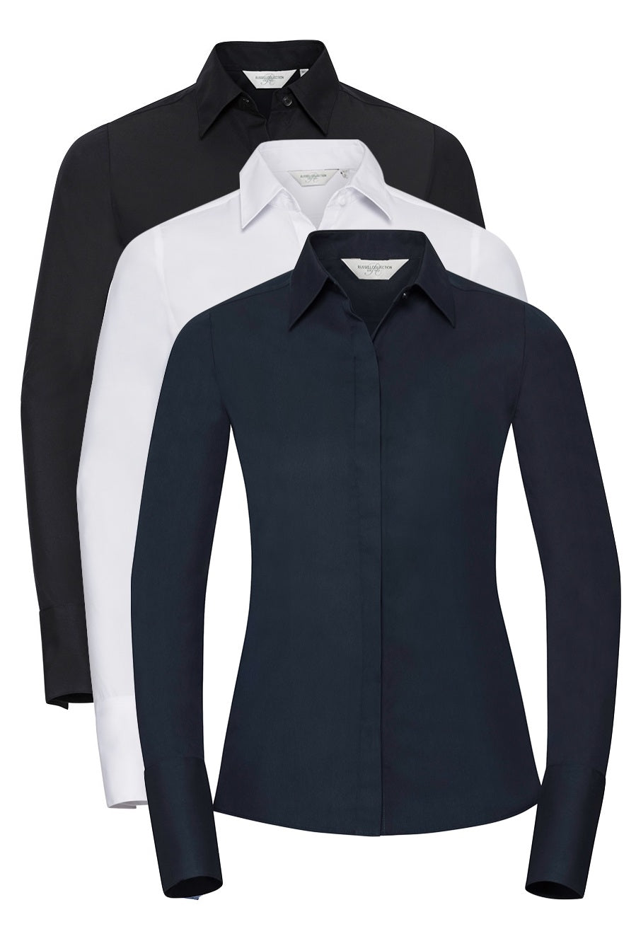 Russell Collection Ladies Ultimate Stretch Shirt Blouse