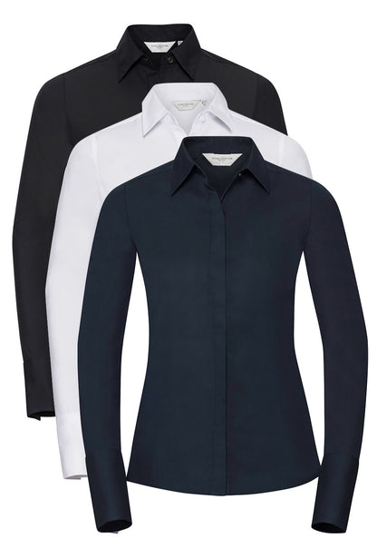 Russell Collection Ladies Ultimate Stretch Shirt Blouse