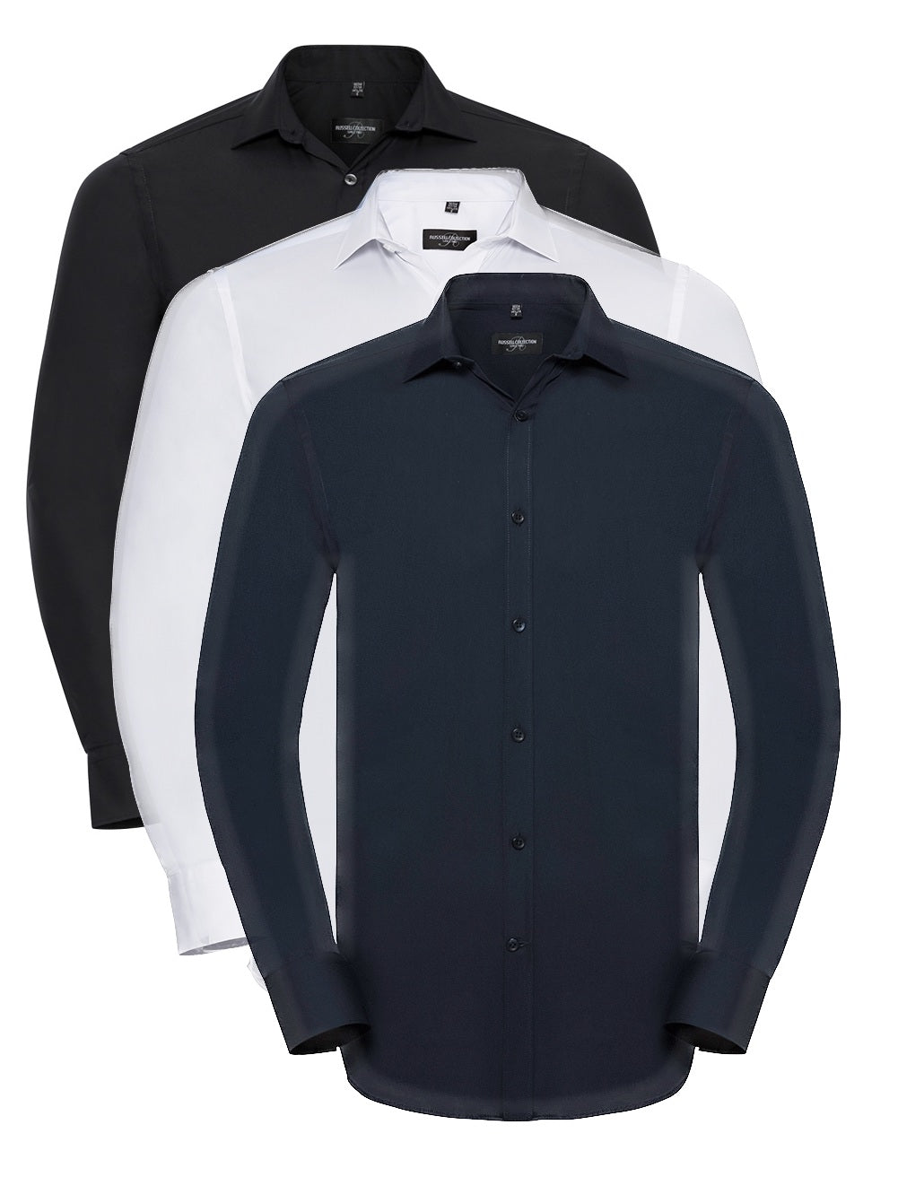 Russell Collection Long Sleeve Ultimate Stretch Shirt