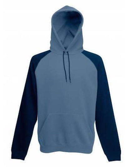 Fruit of the Loom Hooded Baseball Sweatshirt [Medium]