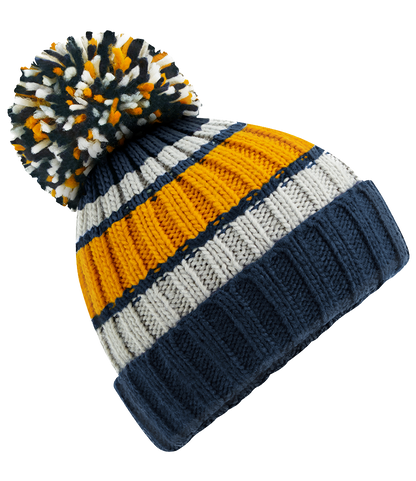 Beechfield Hygge Striped Beanie