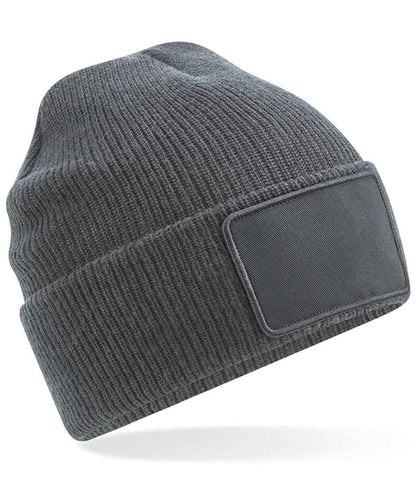 Beechfield Removable Patch Thinsulate™ Beanie Hat