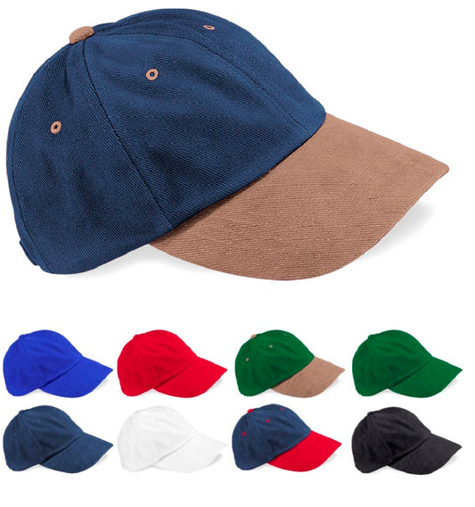 Beechfield Heavy Brushed Low Profile Baseball Cap