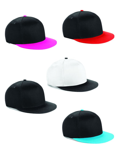 Beechfield Youth Snapback Cap/Black