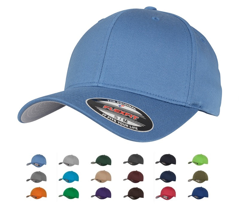 Flexfit Wooly Combed Baseball Cap [Blues & Greens]