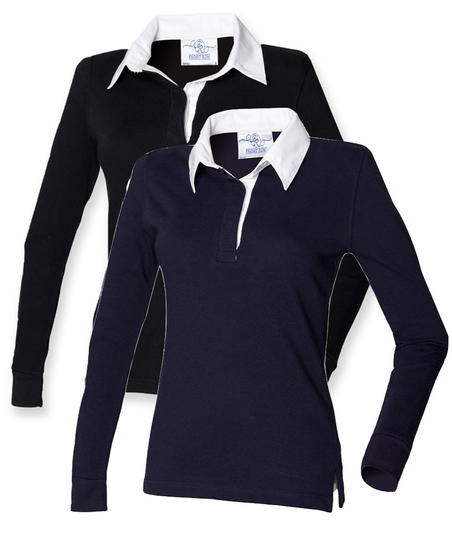 Front Row Ladies Classic Rugby Shirt