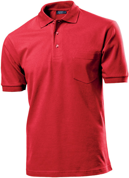 Hanes Mens Cotton Top Polo with Pocket