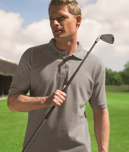 Hanes G145 Heavyweight Chunky Cotton Golf Polo Sports Shirt