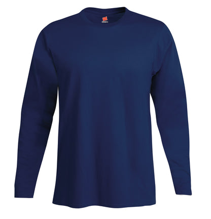 Hanes Nano Long Sleeve Cotton T-Shirt