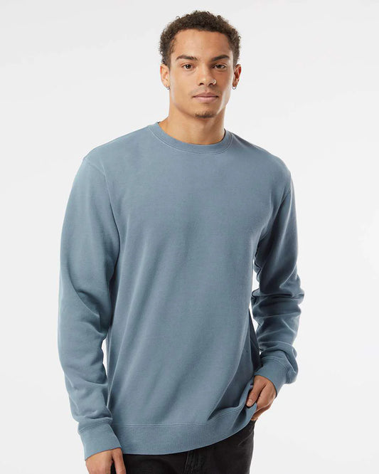 Independent 9oz. Unisex Midweight Pigment Dye Crew
