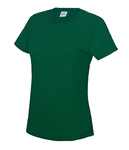 Just Cool Ladies Polyester Breathable Wicking Athletic Sports T-Shirt