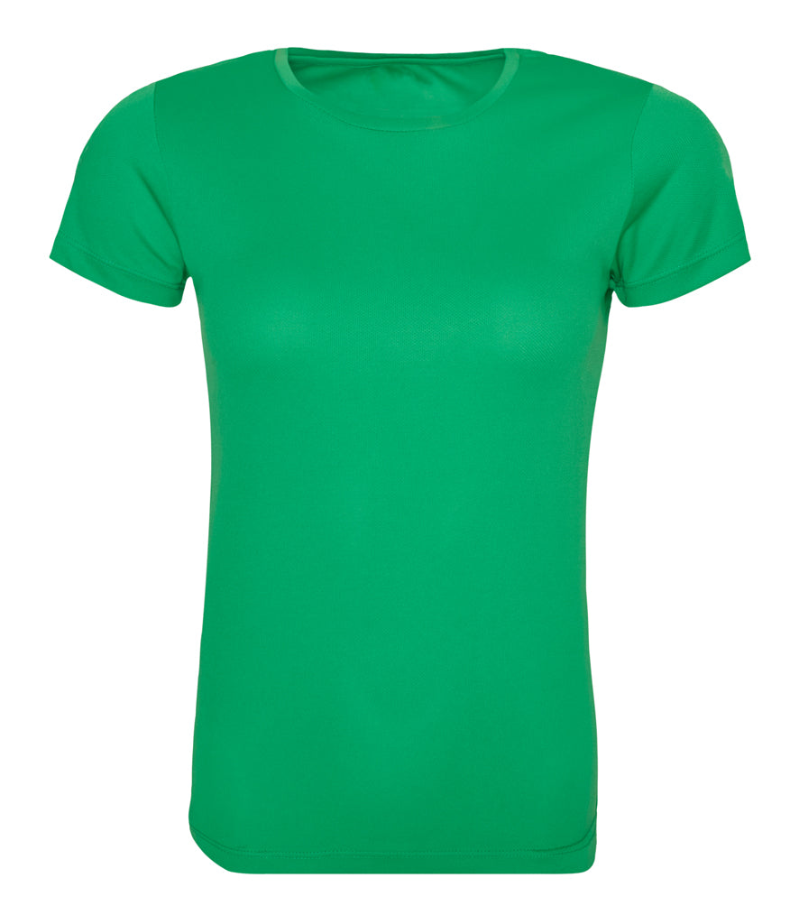 Just Cool Ladies Polyester Breathable Wicking Athletic Sports T-Shirt