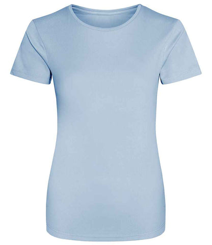 Just Cool Ladies Polyester Breathable Wicking Athletic Sports T-Shirt