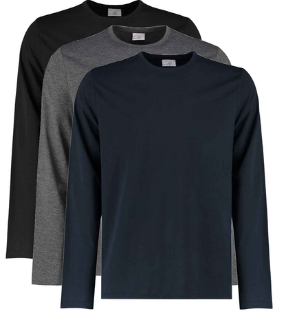 Kustom Kit Long Sleeve Fashion Fit Superwash® 60°C T-Shirt