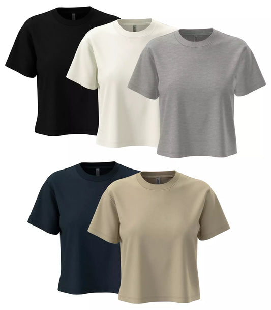 Next Level Ladies Heavyweight Boxy Short Sleeve Tee Shirt