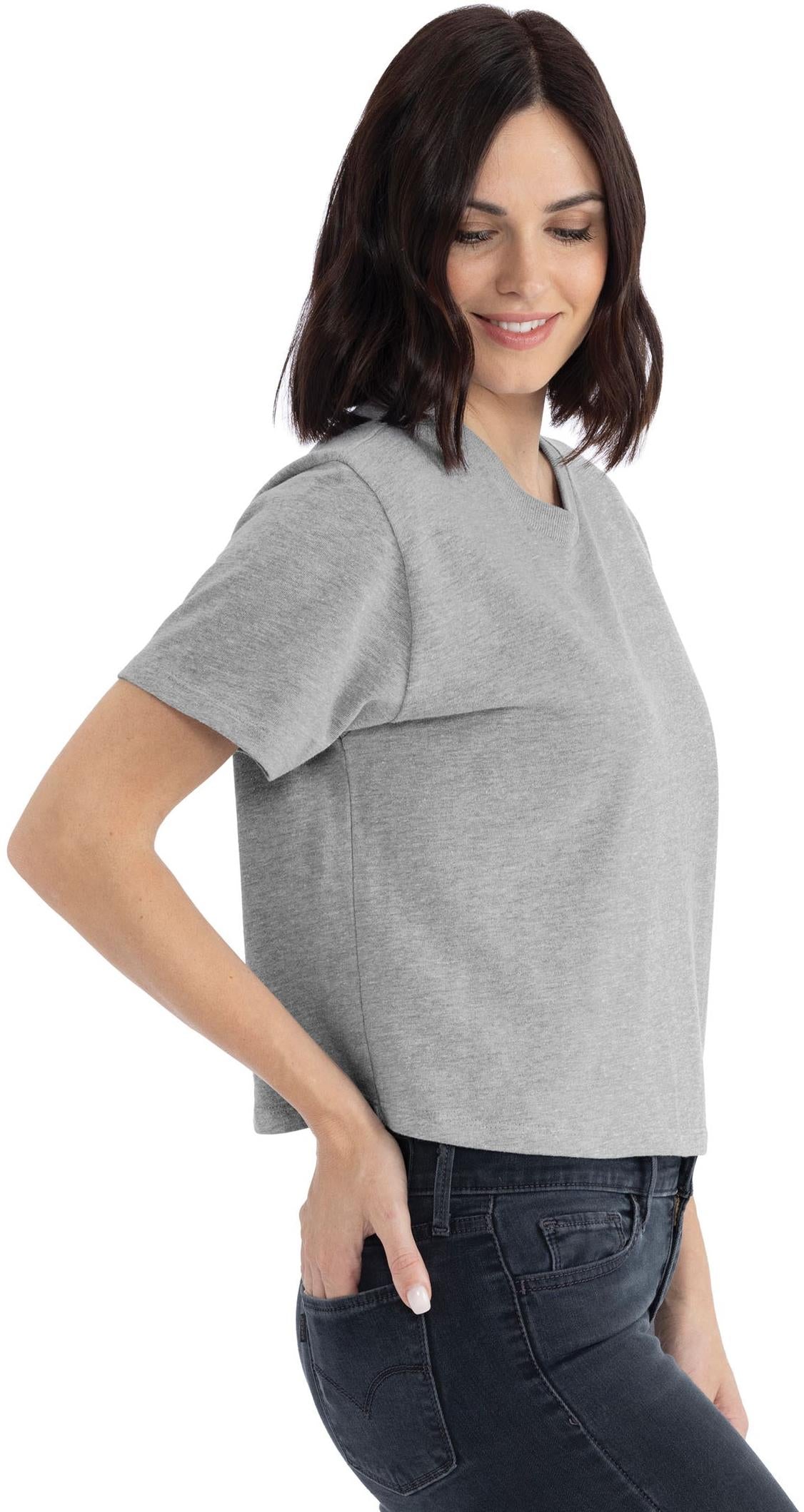 Next Level Ladies Heavyweight Boxy Short Sleeve Tee Shirt