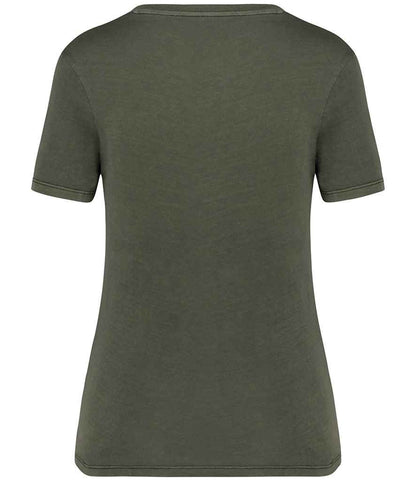 NS316 Washed Organic Khaki Back